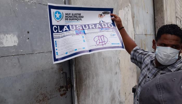 Clausura 5 recicladoras en Prosperina 5