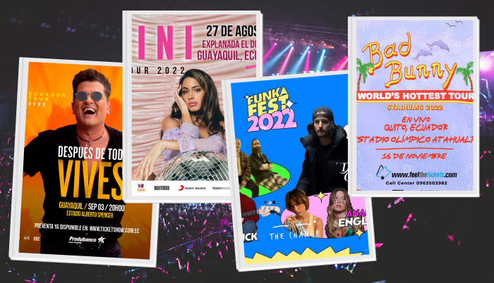 Conciertos en Ecuador 2022