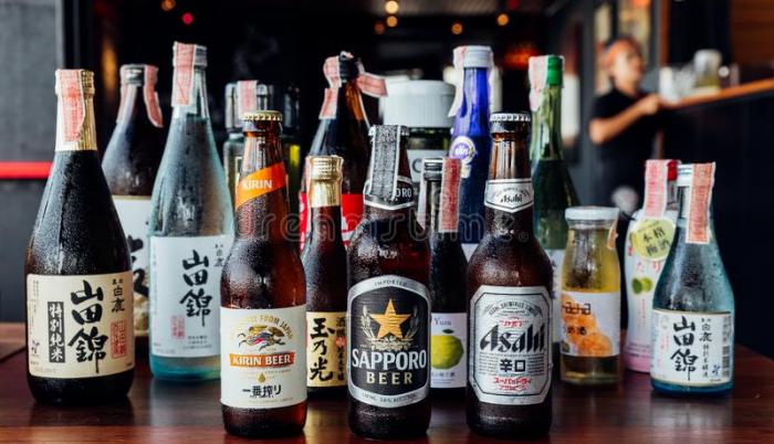 Licores japoneses, referencial