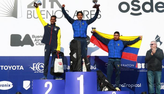 Cristian Vásconez oro Media Maratón Buenos Aires