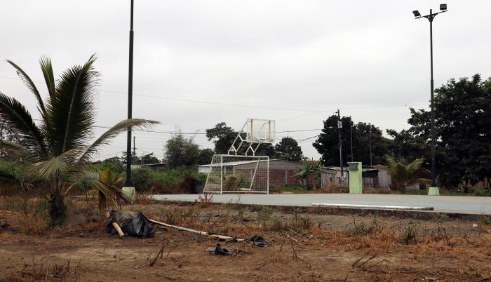 Parque mal estado en Milagro