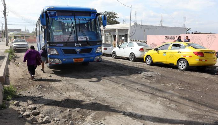 obras a medio hace Llano Grande