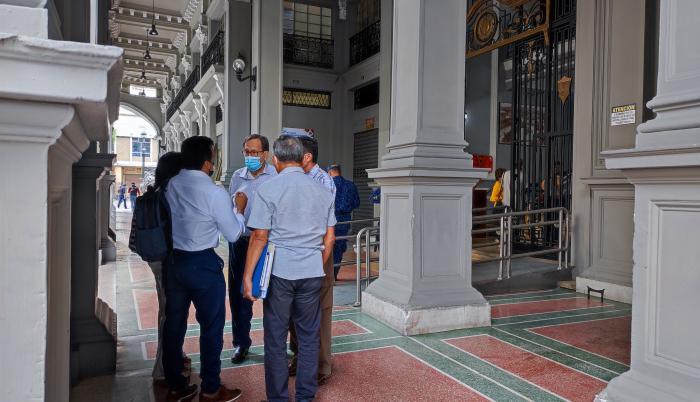 Los Ceibos, protesta por obras