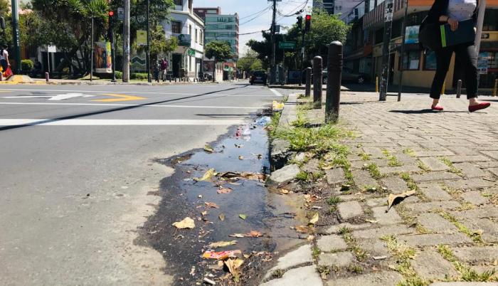 fuga de agua