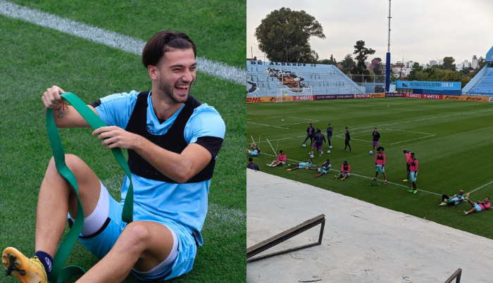 Así se viven los entrenamientos con Independiente.