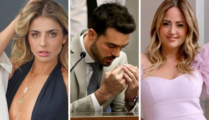 Michelle Renaud, Pablo Lyle y Andrea Legarreta