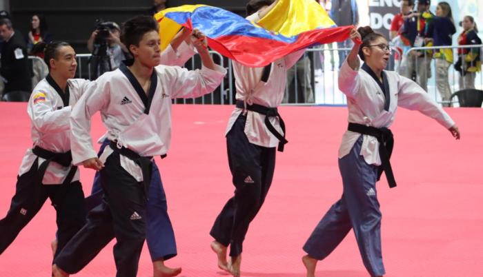 Ecuador oro poomsae Juegos Suramericanos
