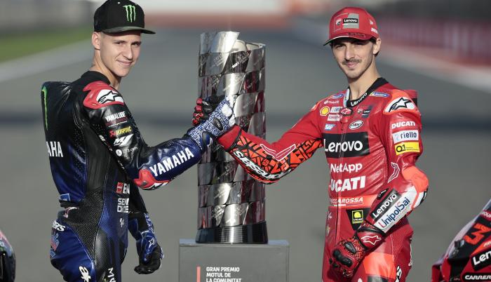 Francesco Bagnaia Fabio Quartararo MotoGP