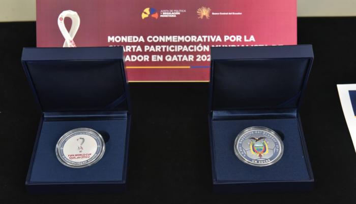Moneda de Ecuador por su participación en Qatar