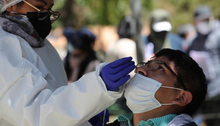 prueba hisopado covid