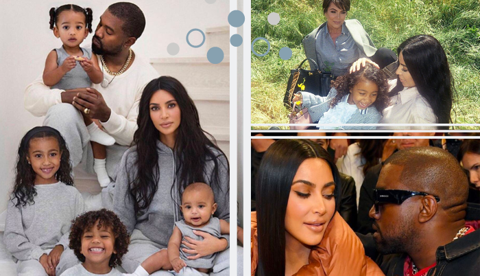 Kanye West y Kim Kardashian
