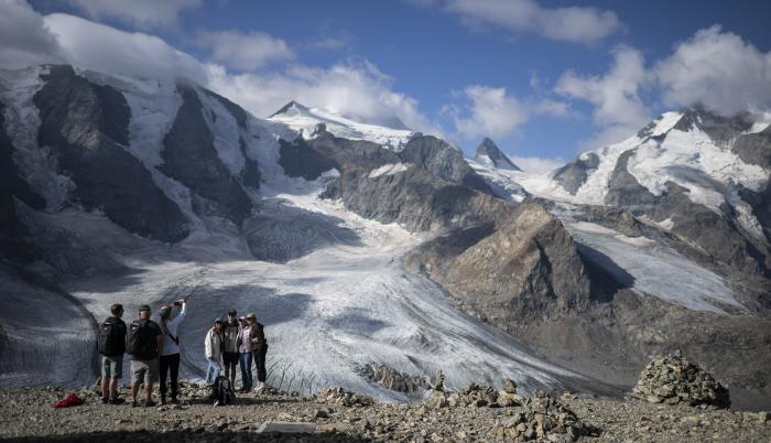 montaña Bernina en Suiza