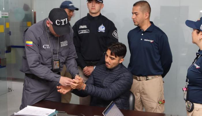 Germán Cáceres en migración Colombia