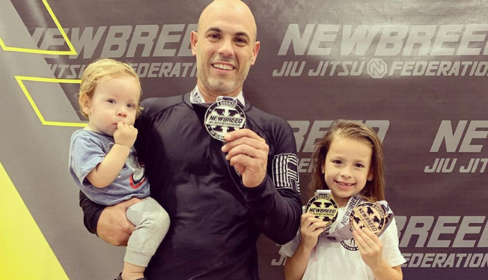 Un negocio familiar. Lucía y su padre Dani Acosta compitieron y consiguieron medallas en sus respectivas categorías.