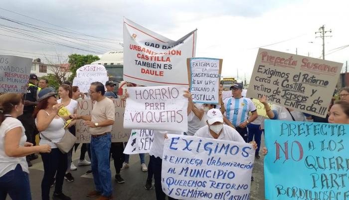 Protesta urbanización Castilla