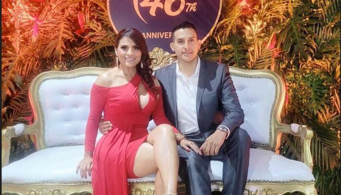 Merlyn Ochoa y su novio, Paúl Alexander Henríquez