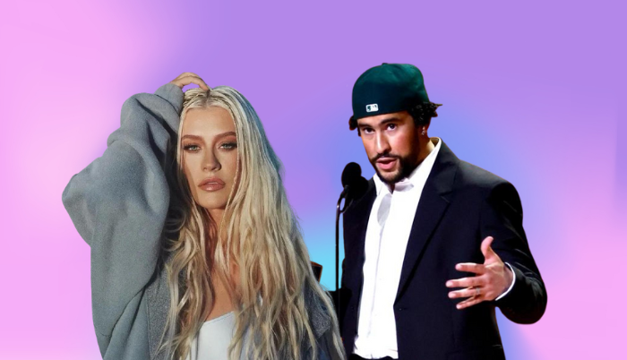 Cristina Aguilera y Bad Bunny