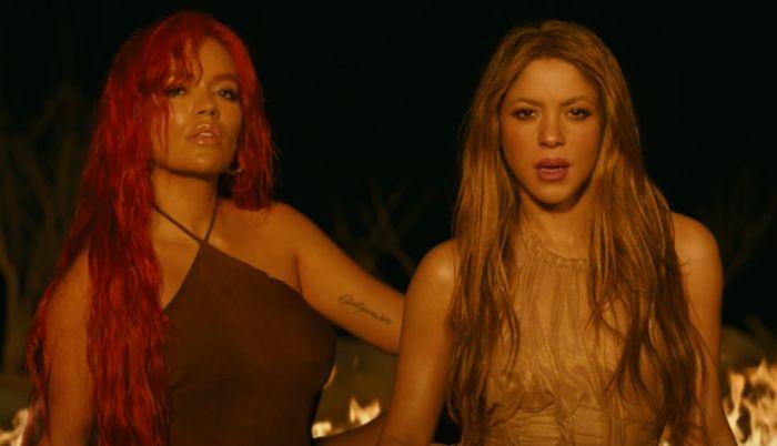 Karol G y Shakira superan el millón de vistas a los 45 minutos con TQG
