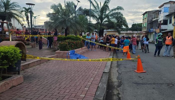 Cabeza en un parque