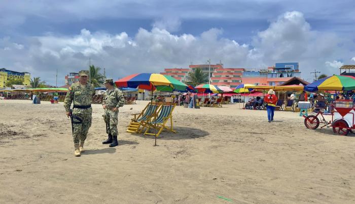 playas militarizadas