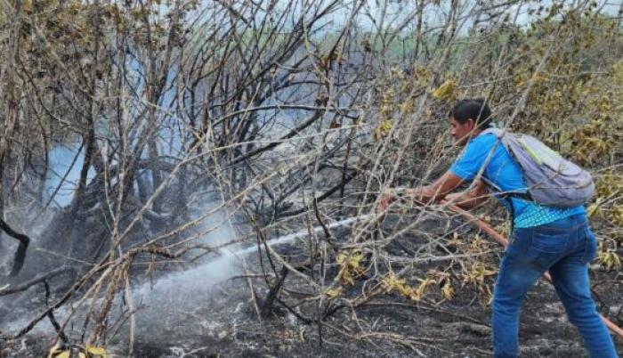 incendio en galapagos