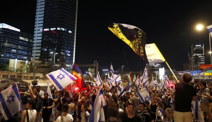 Marcha de resistencia en Israel