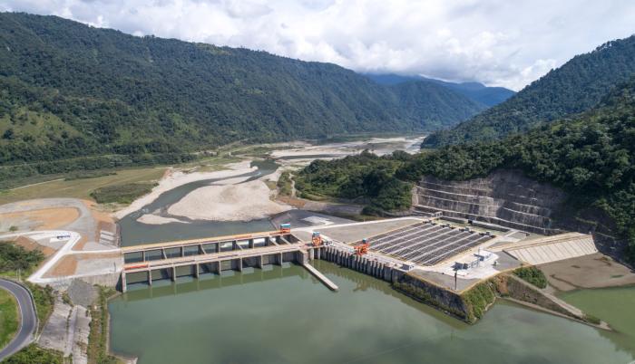 Obras de captación de Coca Codo Sinclair