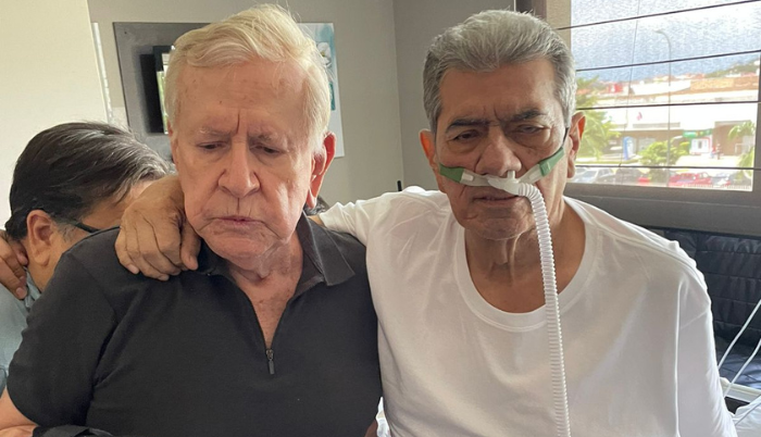 Carlos Falquez y José Ugarte en la ciudad de Machala, El Oro.