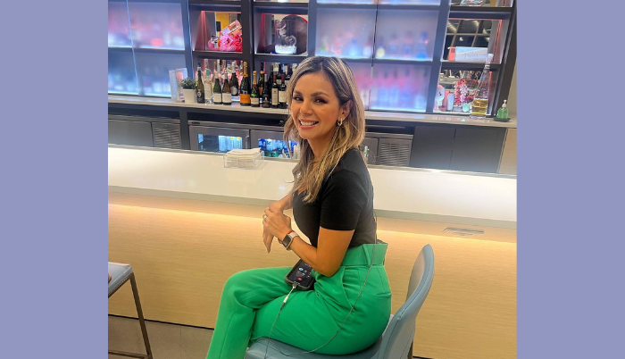 Jessenia Hatti, presentadora de Tv ecuatoriana que trabaja en Telemundo