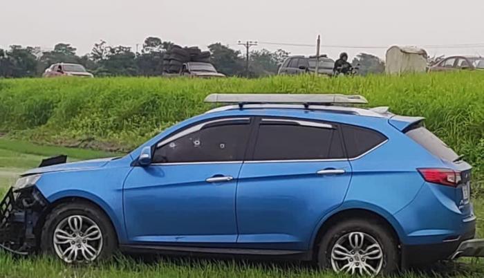 Carro de fiscal asesinado