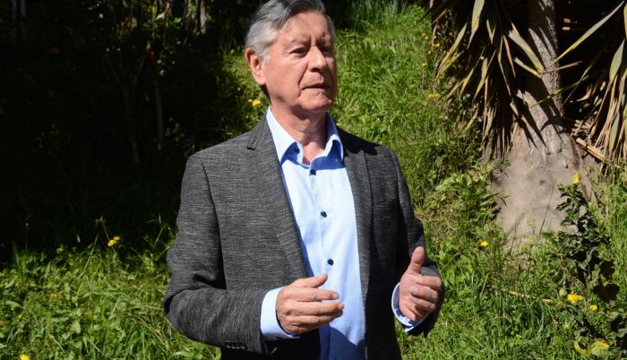 Fernando Sampértegui, rector de la UCE