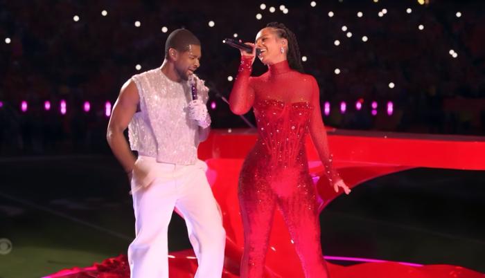 Usher Y Alicia Keys Iluminan El Super Bowl 58 Con Sus Actuaciones