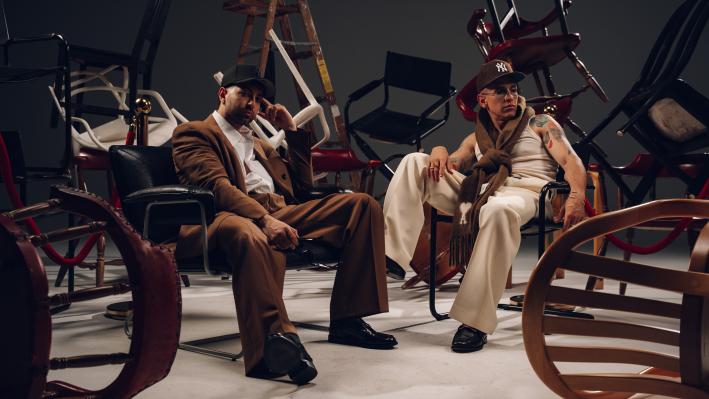 Lenny Tavarez y Justin Quiles para su álbum Superarte