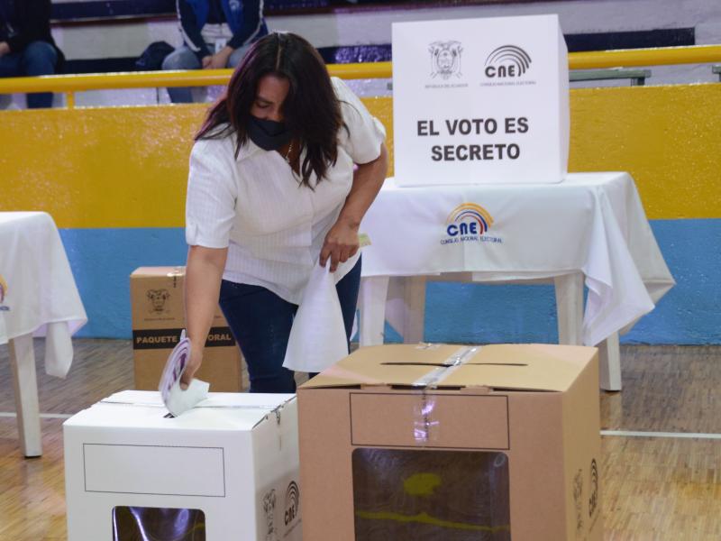 papeleta de voto del presidente