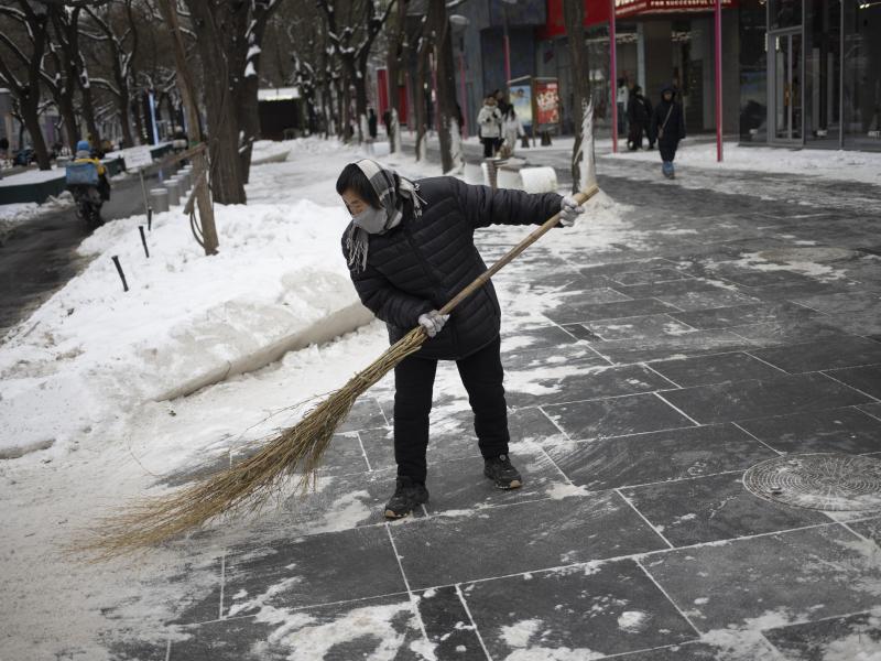 Pekín se despide de nevadas para dar paso a una ola de frío extrema