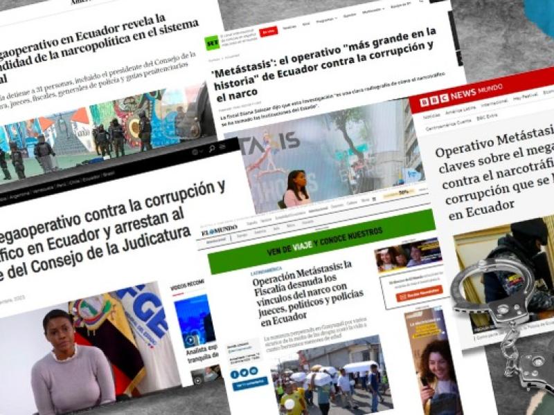 Caso Metástasis: Ecuador vuelve a ocupar los titulares del mundo por corrupción