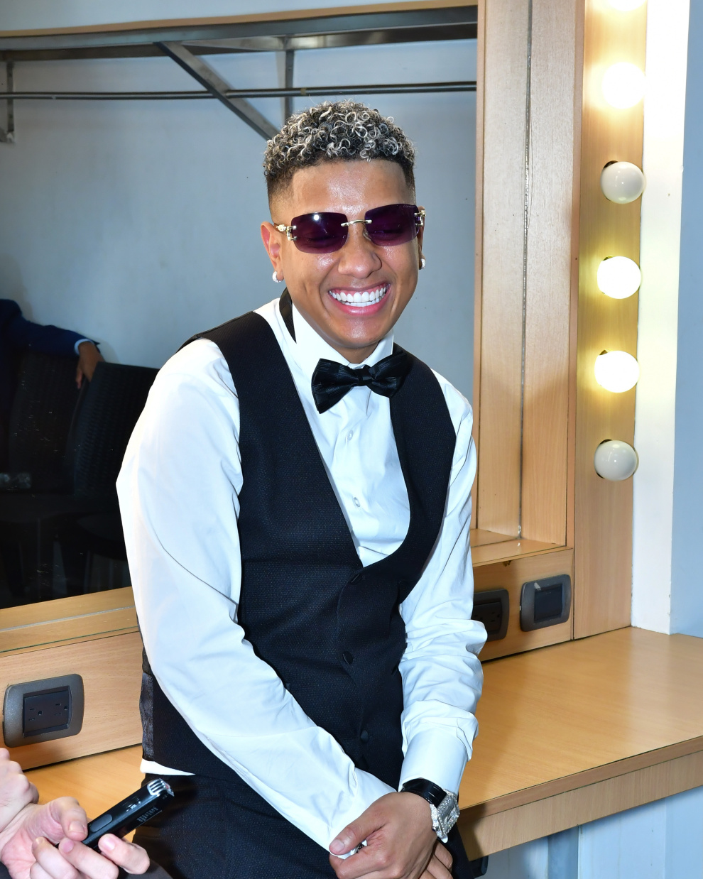 Jombriel en su camerino.