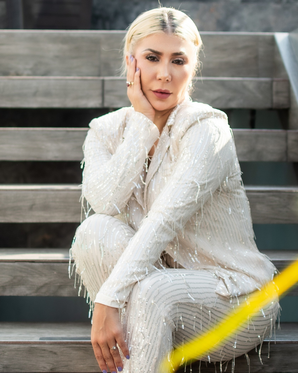 La excantante ahora es comentarista de farándula.