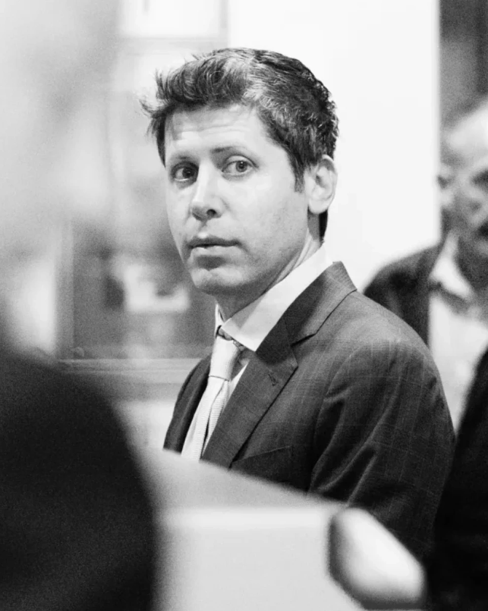 El CEO de OpenAI, Sam Altman durante su comparecencia en el Edificio Federal onald V. Dellums de Oakland, California