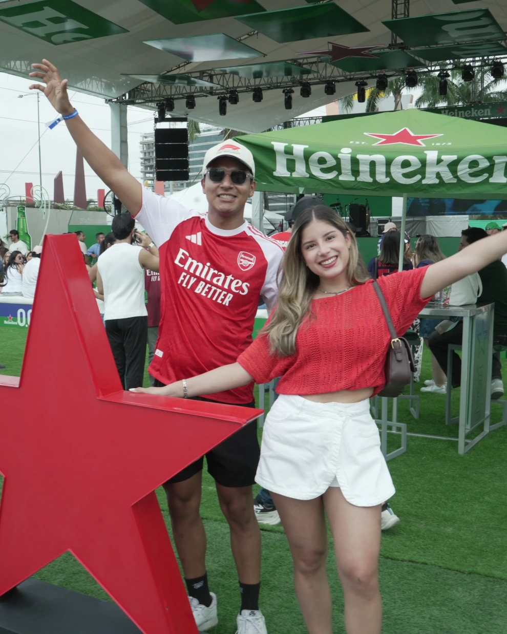 Diego Miranda y Adriana Alcócer.