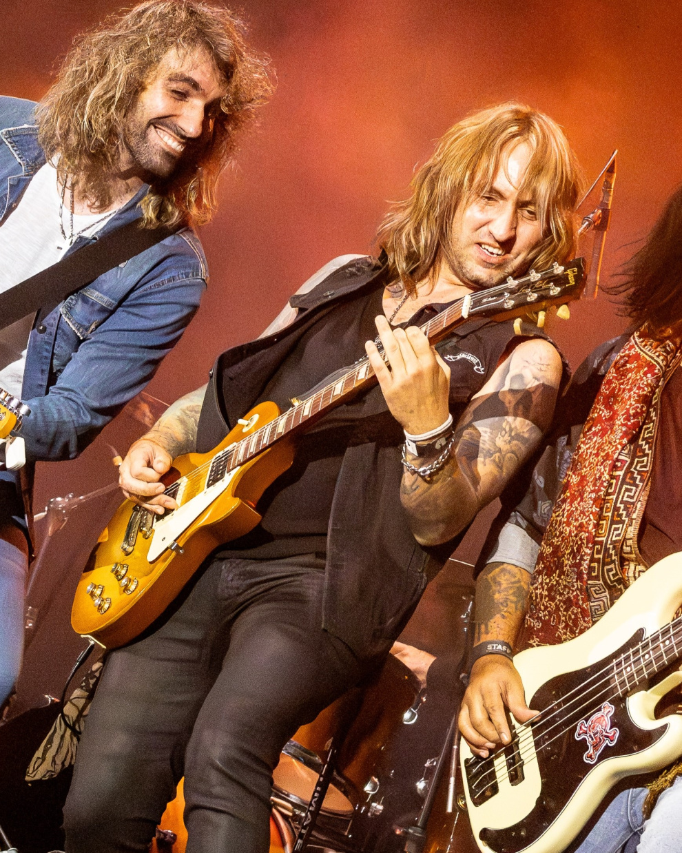 Believen, banda argentina de hard rock, en su reciente presentación en Lima, capital de Perú, el 10 de mayo último, abriendo el show de God Save The Queen.