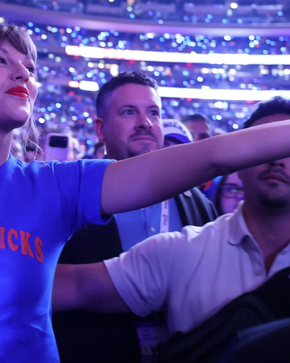 Taylor Swift, el 10 de junio en el partido de los Knicks