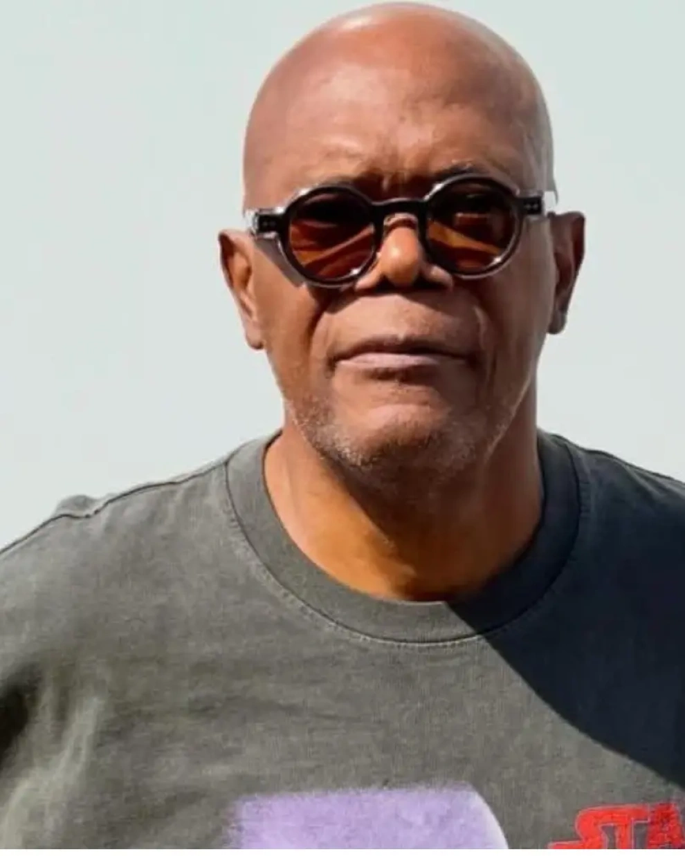 El actor Samuel L. Jackson, famoso por sus roles en películas como Pulp Fiction, Django Unchained y Star Wars.
