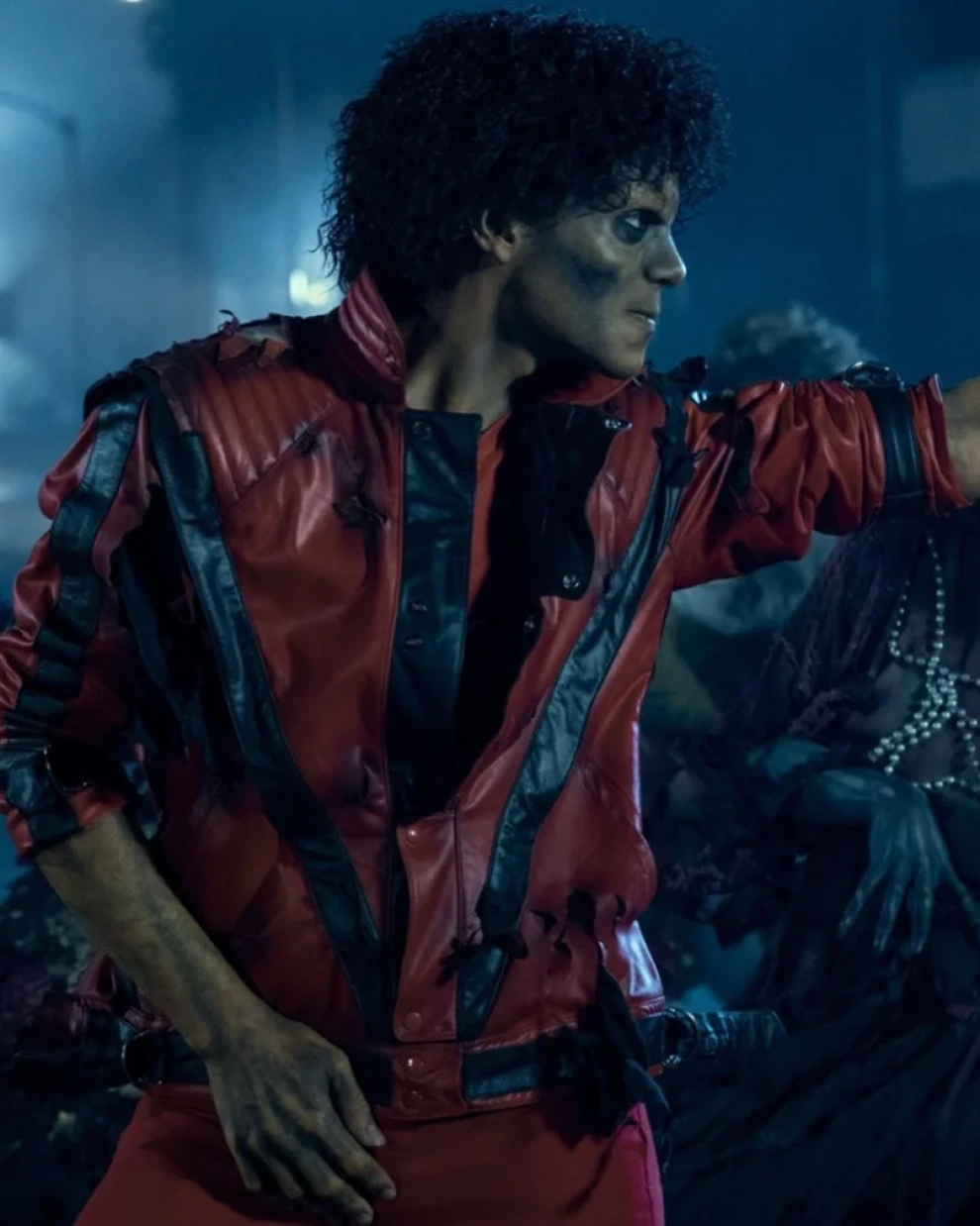 Recreación del videoclip de ‘Thriller’ en la película ‘Michael’.