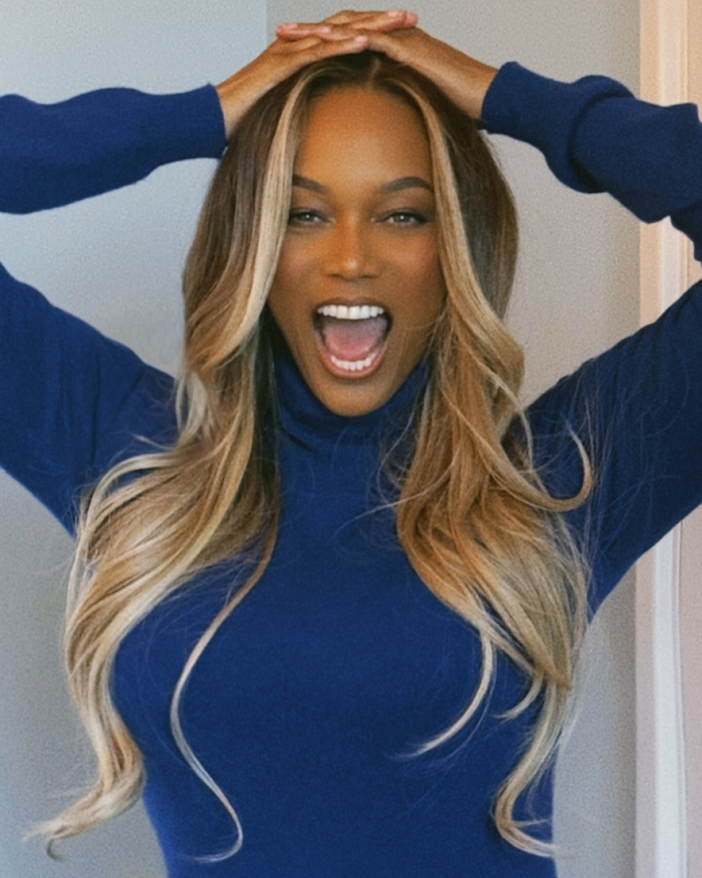 Tyra Banks, modelo, actriz, presentadora de televisión y productora cinematográfica.