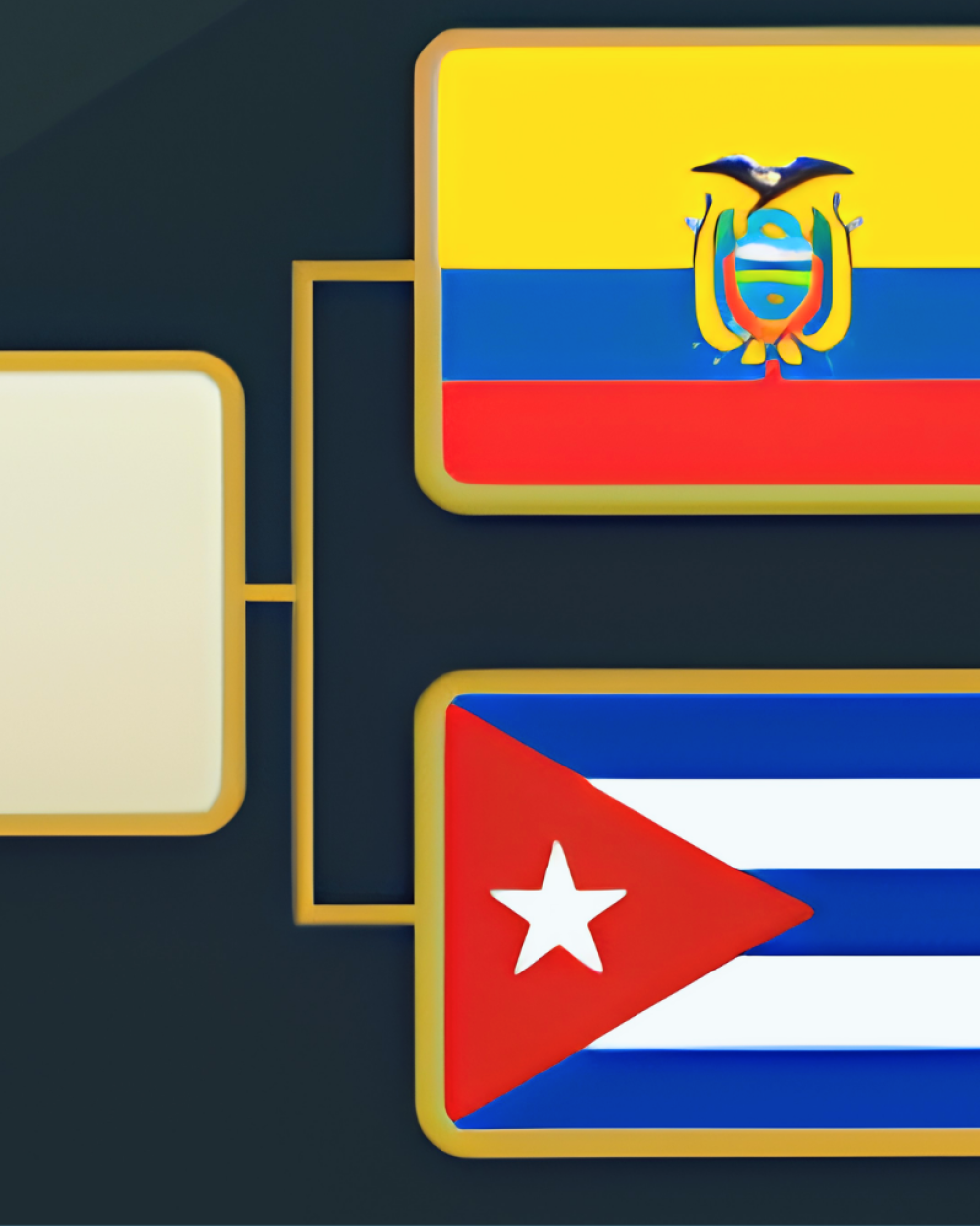 Ecuador y Cuba buscan los cuartos de final del Mundial de Comidas.