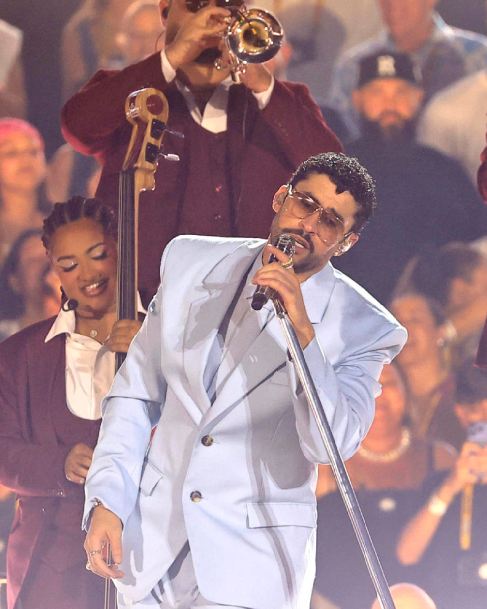 Imagen de archivo de Bad Bunny en concierto.