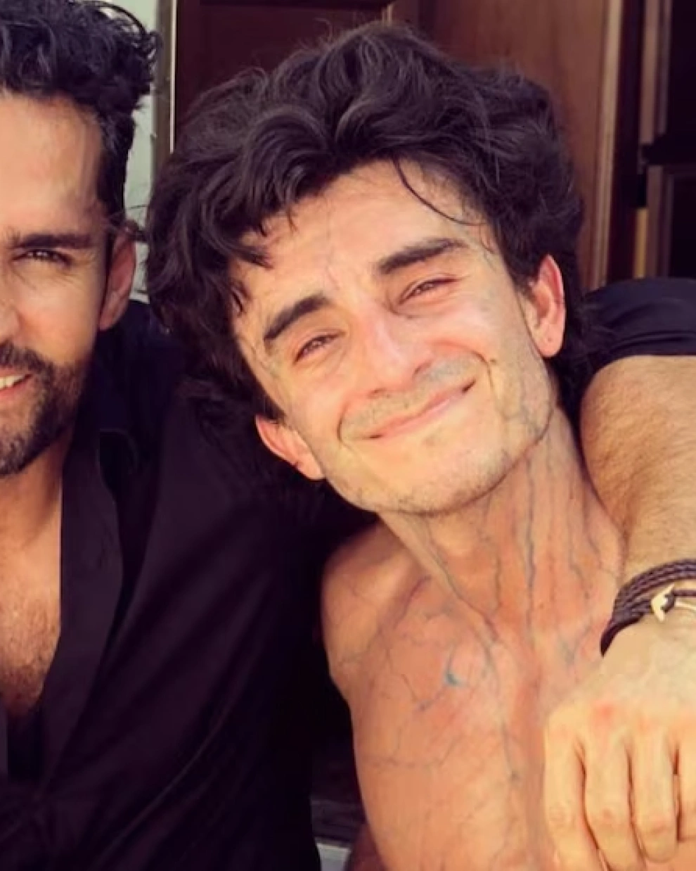 Fabián Ríos compartió esta fotografía junto a Francisco Bolívar para acompañar su mensaje de apoyo al actor.