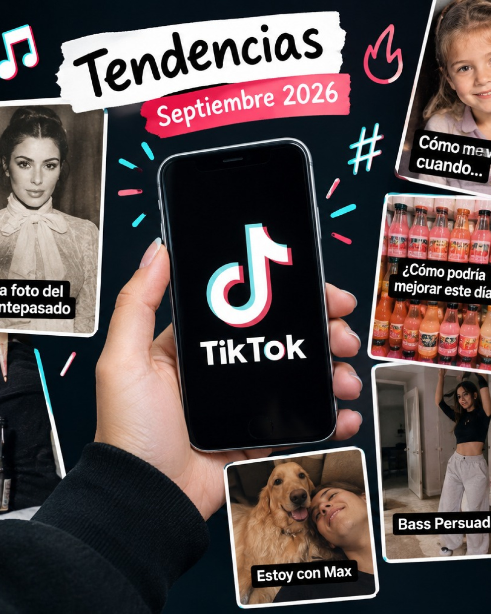TikTok renueva sus tendencias cada mes con nuevos audios, retos y formatos que se vuelven virales entre sus usuarios.