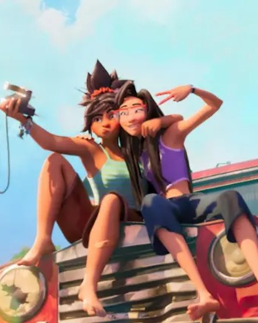Jo y Raissa son las protagonistas de La Isla Olvidada, una historia sobre la amistad y los recuerdos.